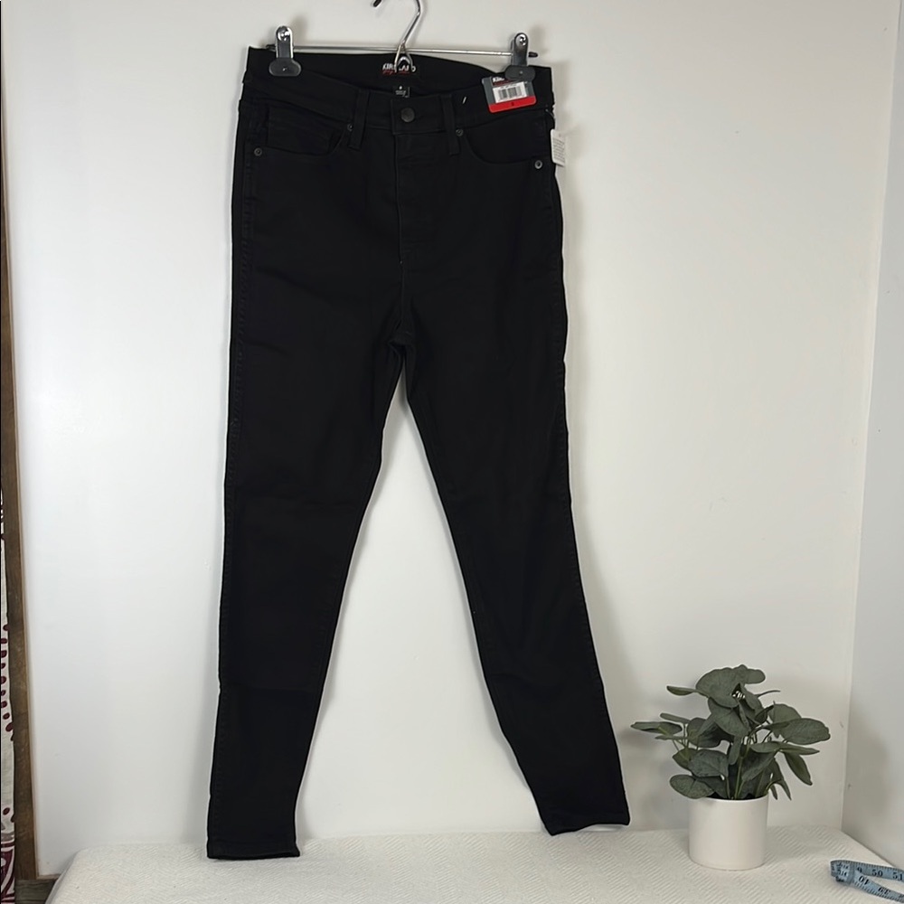 Kirkland Size 8 Black Skinny High-Waisted Jeans